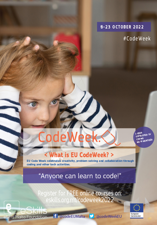 Free coding sessions during Eu Codeweek 2022