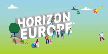 Logo of Horizon Europe