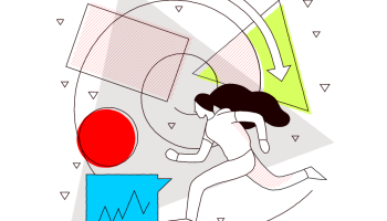 cartoon girl running