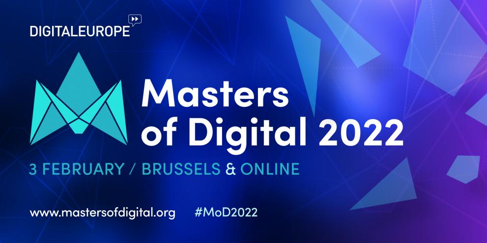 Masters of Digital 2022 Information banner