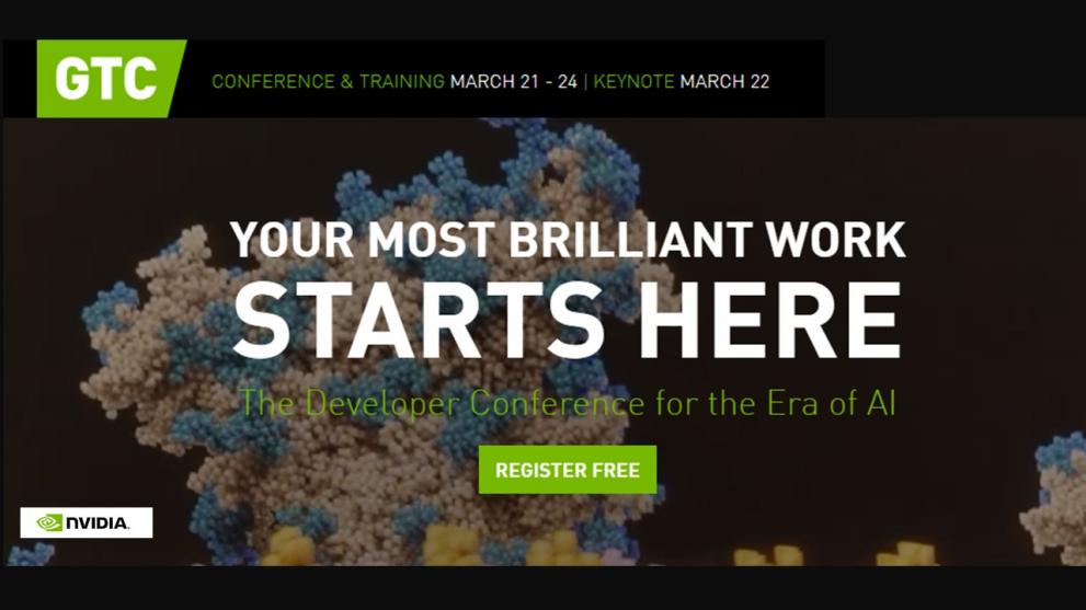 NVIDIA GTC Conference Official Web Banner