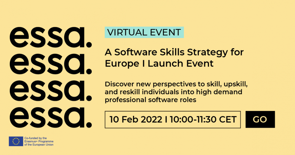 ©European Software Skills Alliance image with event description and details