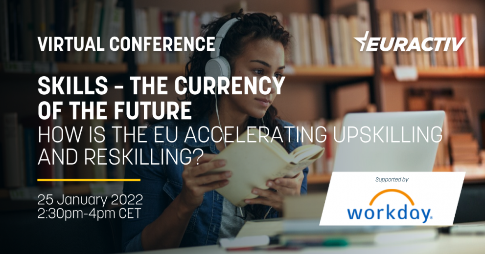 ©Euractiv Skills, the currency of the future event details