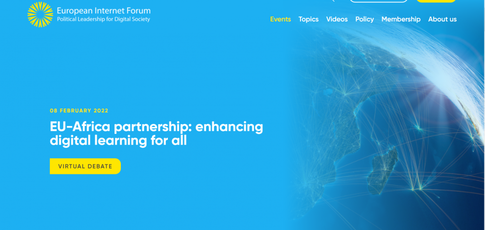 ©European Internet Forum EU-Africa partnership: enhancing digital learning for all