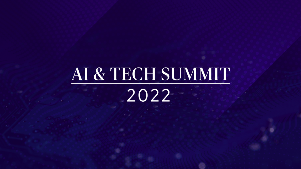 © POLITICO, 2022 image of background AI and Tech Summit 2022