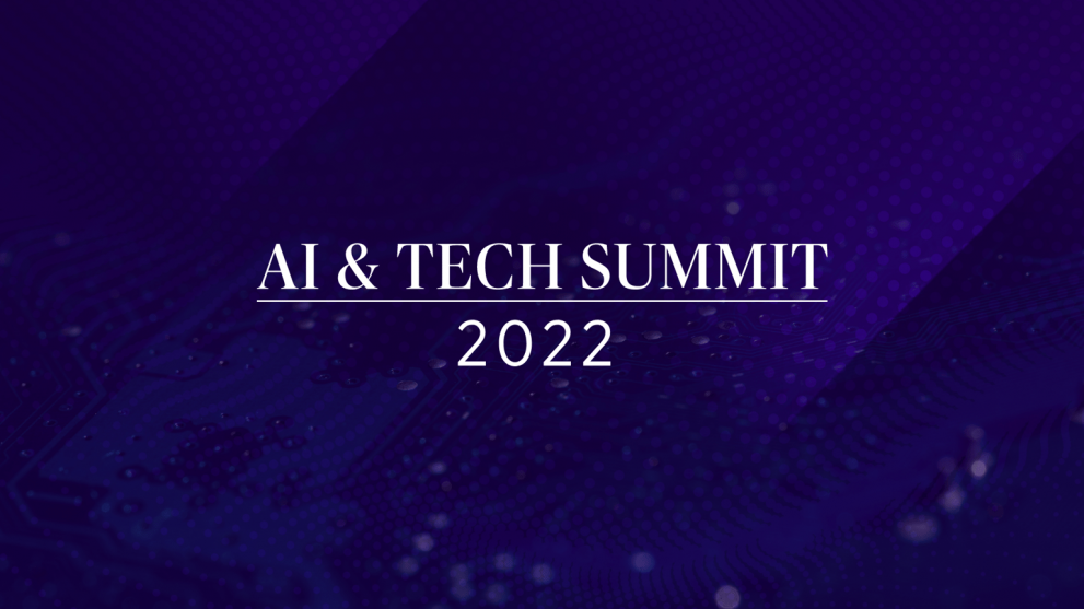 image of background AI and Tech Summit 2022