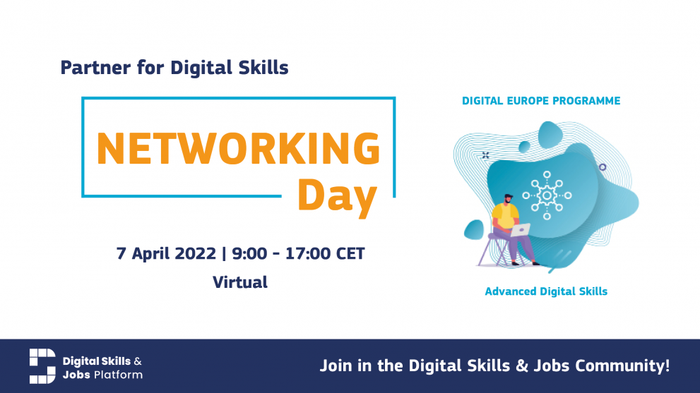 © Digital Skills & Jobs Platform, 2022 image of description for Partners for Digital Skills Networking Day