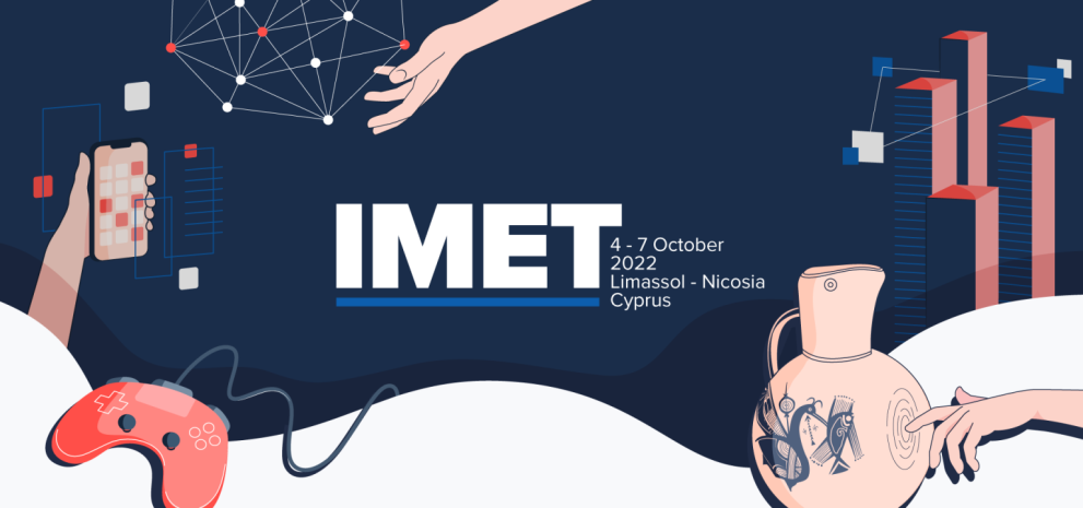 © IMET 2022 The picture shows the event poster with date and place