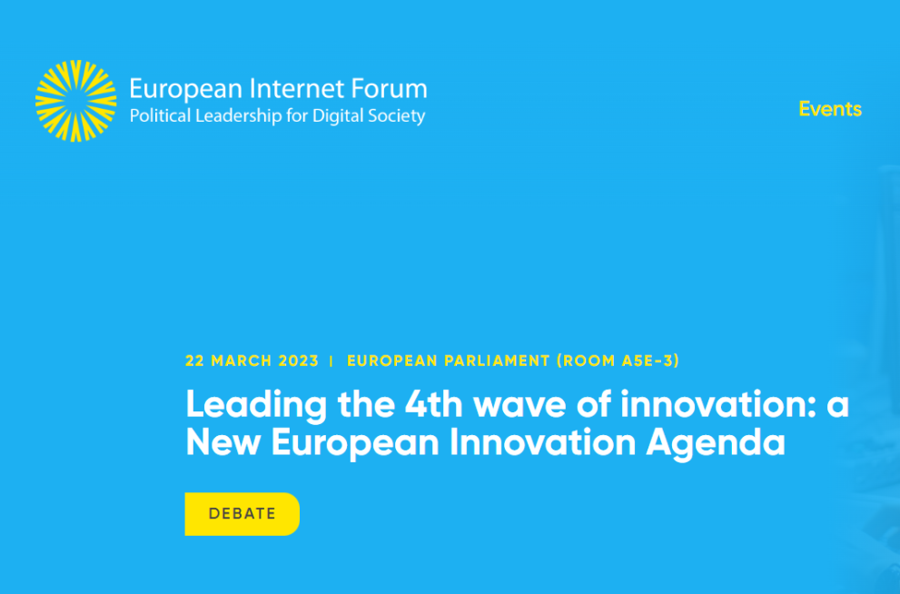 © European Internet Forum Title of the event and logo of the European Internet Forum