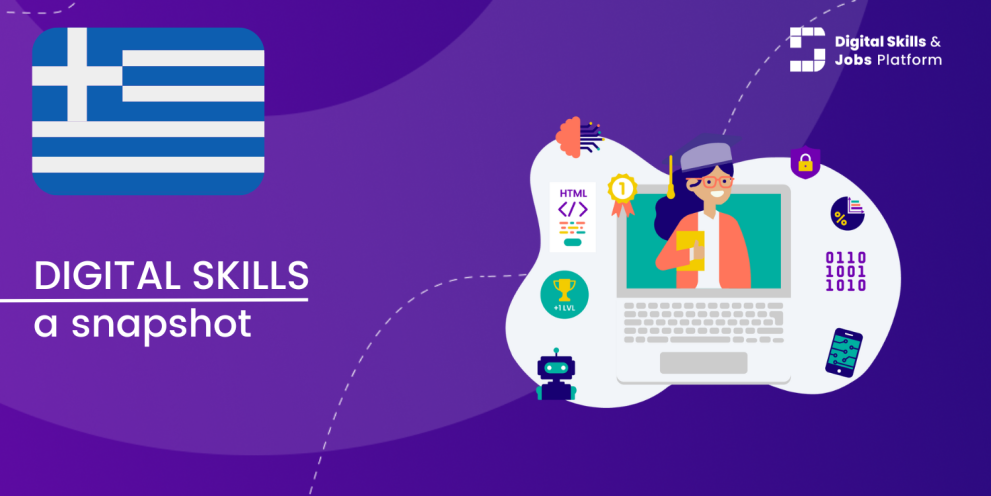 Visual for A snapshot of Digital Skills in Greece