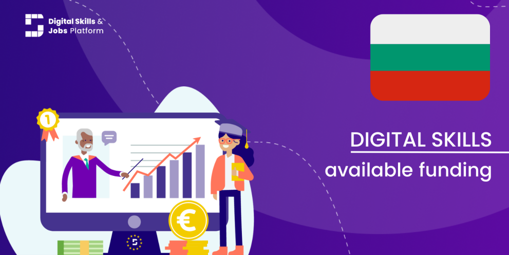 Available funding in Bulgaria Visual for the Digital Skills Overview - Available funding in Bulgaria