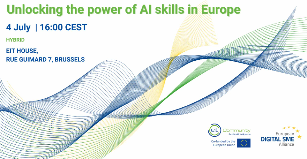 Unlocking the power of AI skills in Europe: Meet start-up & SME AI innovators in Brussels Event image