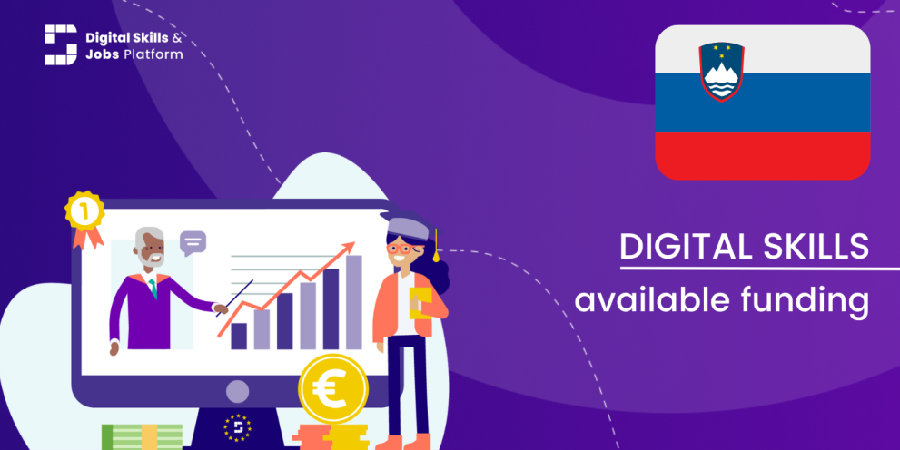 Available funding in Slovenia Visual for the Digital Skills Overview - Available funding in Slovenia