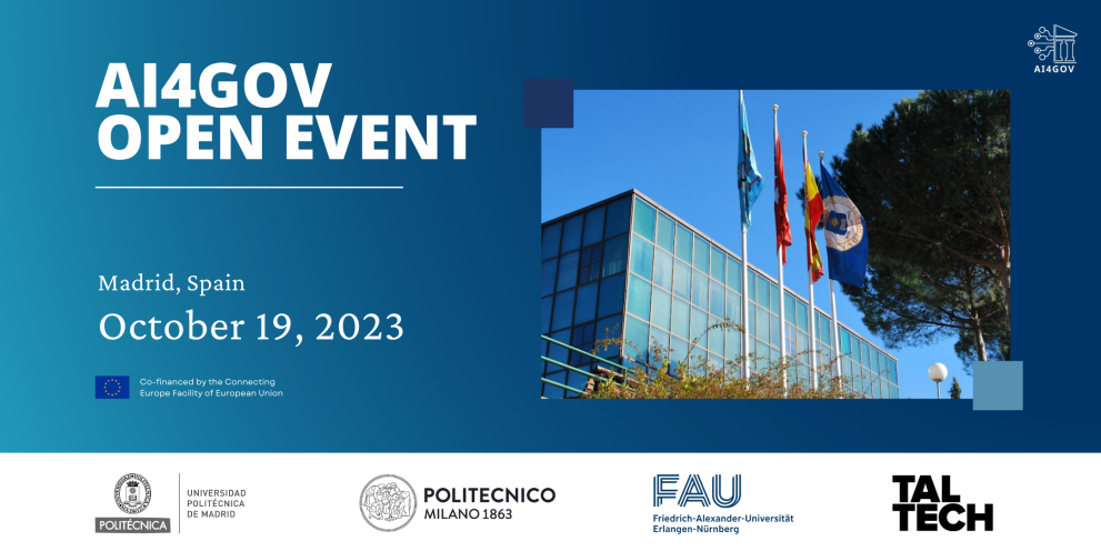 © AI4Gov AI4Gov Open Event Madrid 2023 poster