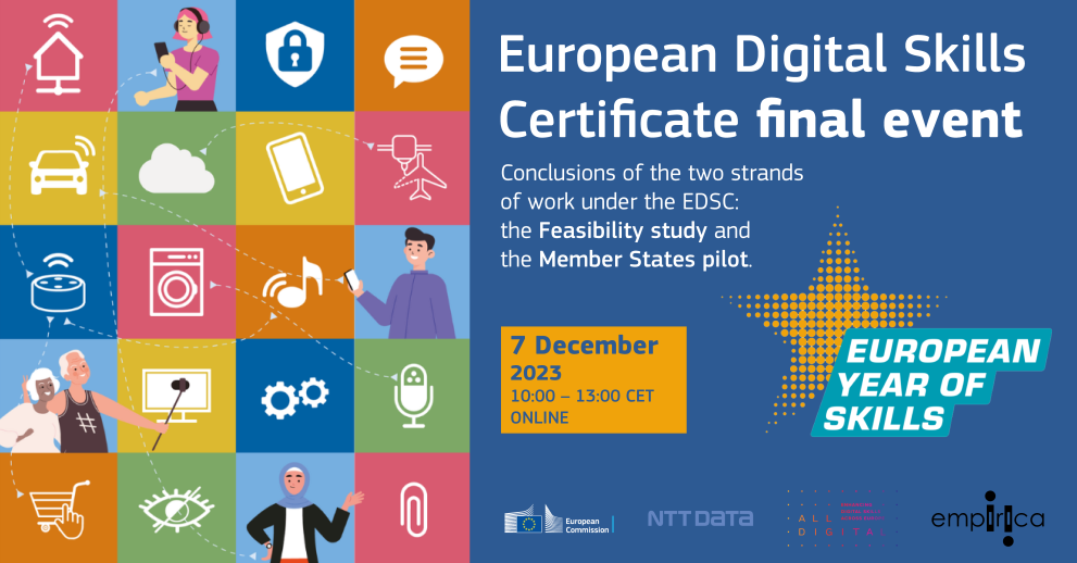 © European Commission European Digital Skills Certificate Final event image