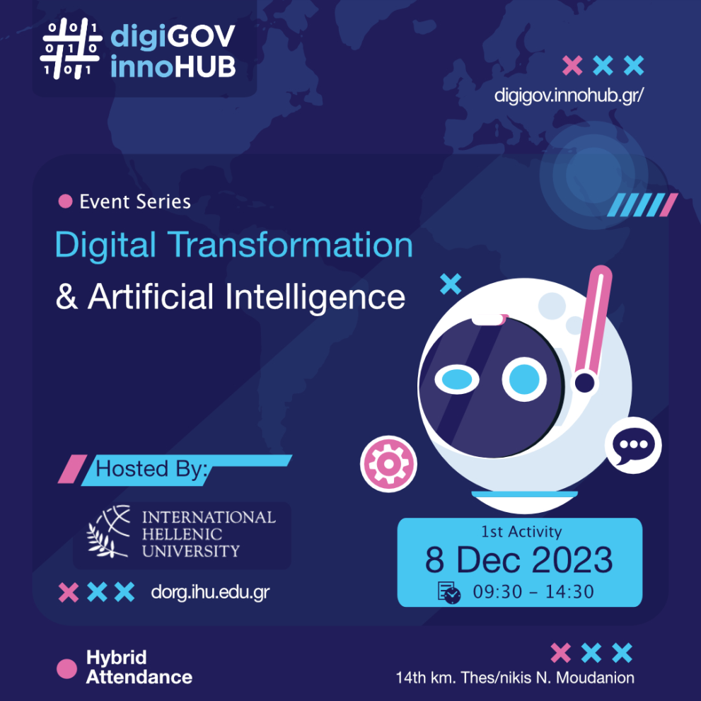 Education Initiative on ‘Digital Transformation of Artificial Intelligence’ – Friday, 8 December 2023 Education Initiative on ‘Digital Transformation of Artificial Intelligence’ – Friday, 8 December 2023