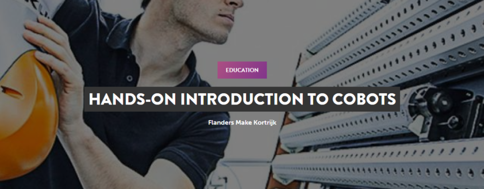 Modern Robotics – Hands-on introduction to cobots Modern Robotics – Hands-on introduction to cobots