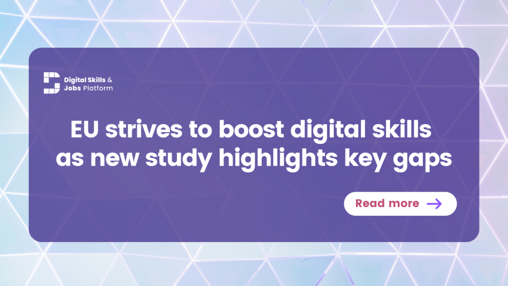 EU strives to boost digital skills as new study highlights key gaps EU strives to boost digital skills as new study highlights key gaps