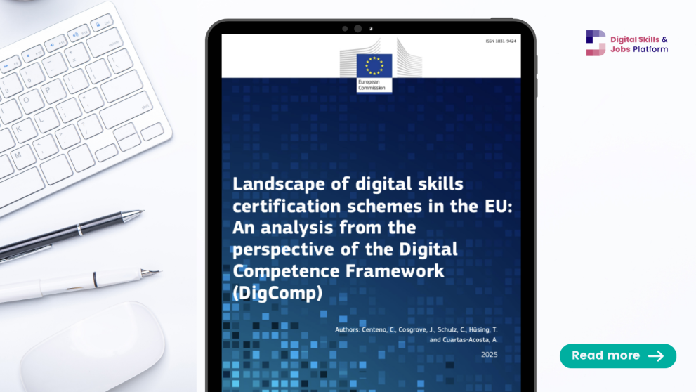 JRC unveils new report on the EU digital skills certification schemes JRC unveils new report on the EU digital skills certification schemes
