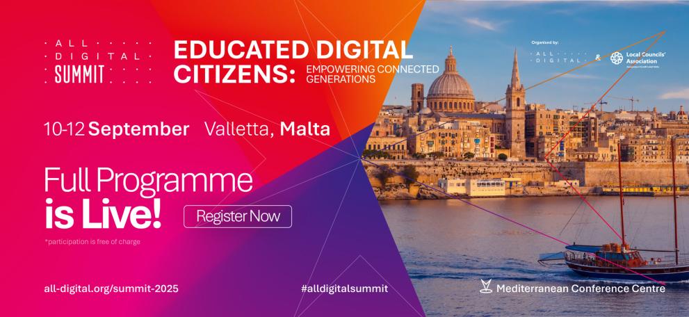 All Digital Summit Valletta, Malta, on 10–12 September 2025 All Digital Summit Valletta, Malta, on 10–12 September 2025