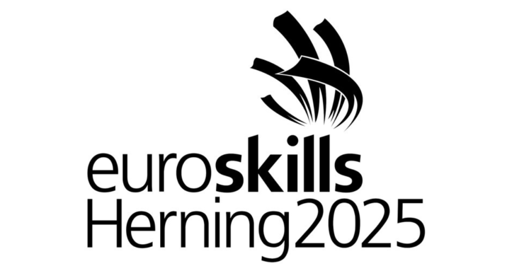 Euroskills Herning 2025 This is the logo of the Euroskills Herning 2025.