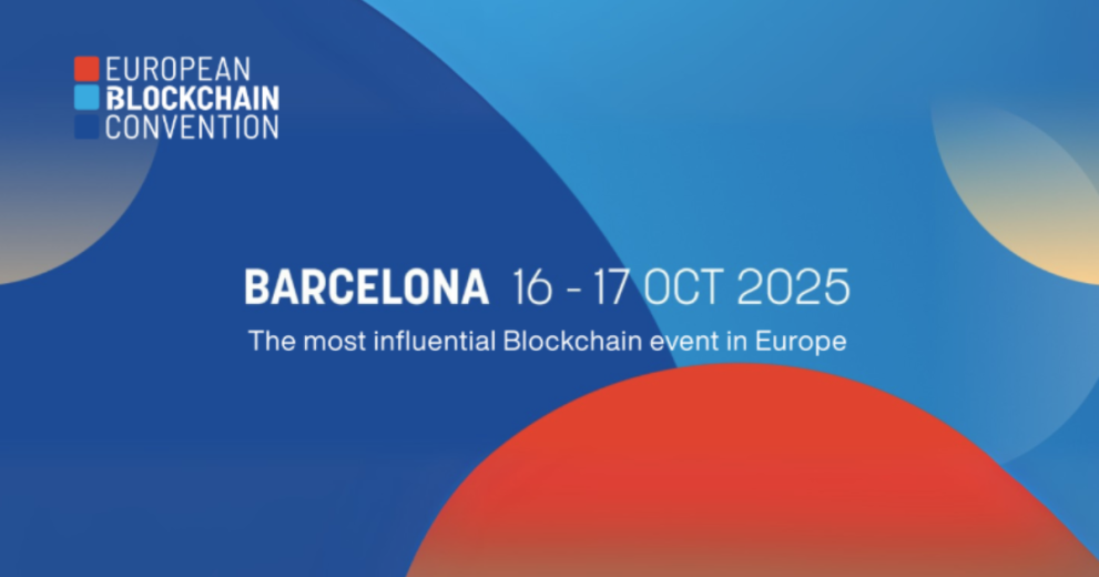 European Blockchain Convention Barcelona 16-17 Oct 2025 The most influential Blockchain event in Europe This is the visual of the European Blockchain Convention Barcelona 16-17 Oct 2025 The most influential Blockchain event in Europe