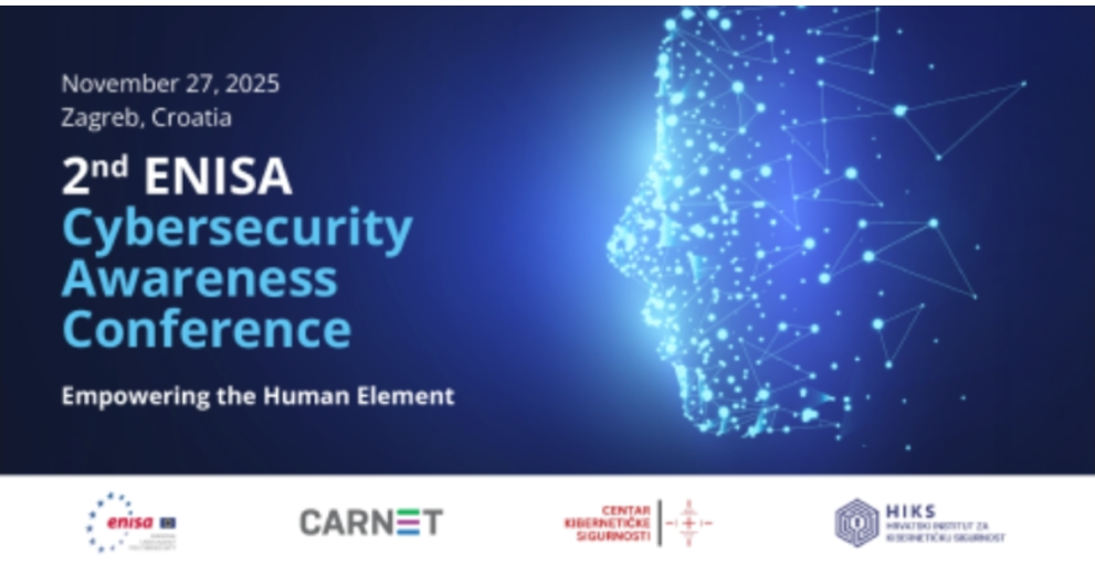 2nd Cybersecurity Awareness Raising Conference - Empowering the Human Element This picture is the visual of the conference.