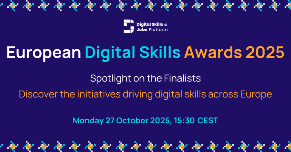 Spotlight on the EDSA 2025 Finalists: Discover the initiatives driving digital skills across Europe Spotlight on the EDSA 2025 Finalists: Discover the initiatives driving digital skills across Europe