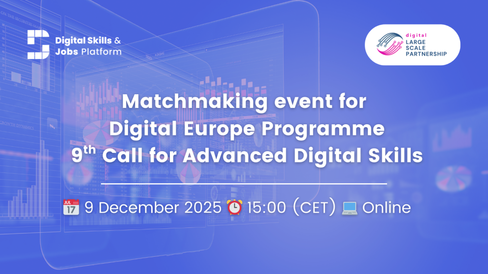 Matchmaking Event for the 9th round of the Advanced Digital Skills Call for Proposals 