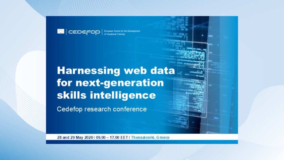 Cedefop research conference: Harnessing web data for next-generation skills intelligence
