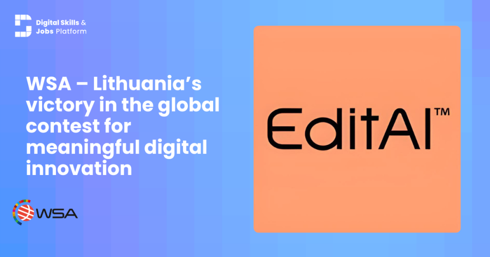 Pasauliniame prasmingų skaitmeninių inovacijų konkurse WSA – Lietuvos pergalė