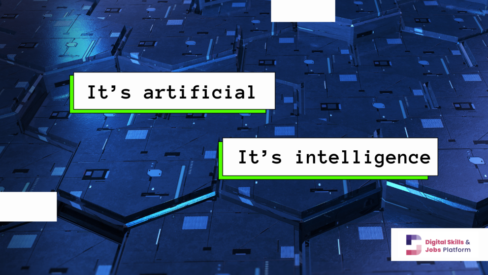 It’s artificial, it’s intelligence