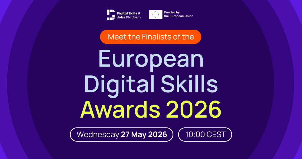 Meet the Finalists of the European Digital Skills Awards 2026