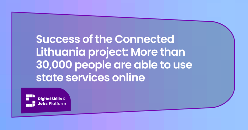 Projekto „Prisijungusi Lietuva“ sėkmė: per 30 tūkst. gyventojų įgudo naudotis valstybės paslaugomis internetu