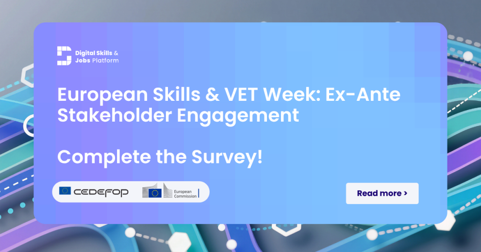European Skills & VET Week: Ex-Ante Stakeholder Engagement Survey