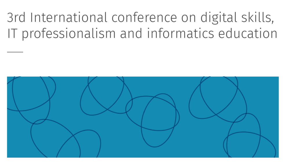 Skillset conference on digital skills event poster with title 