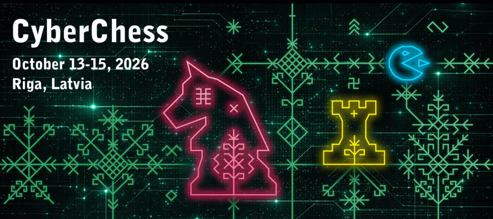 Neon graphics and event details