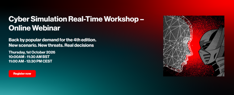 Cyber Simulation Real-Time Workshop - Online Webinar