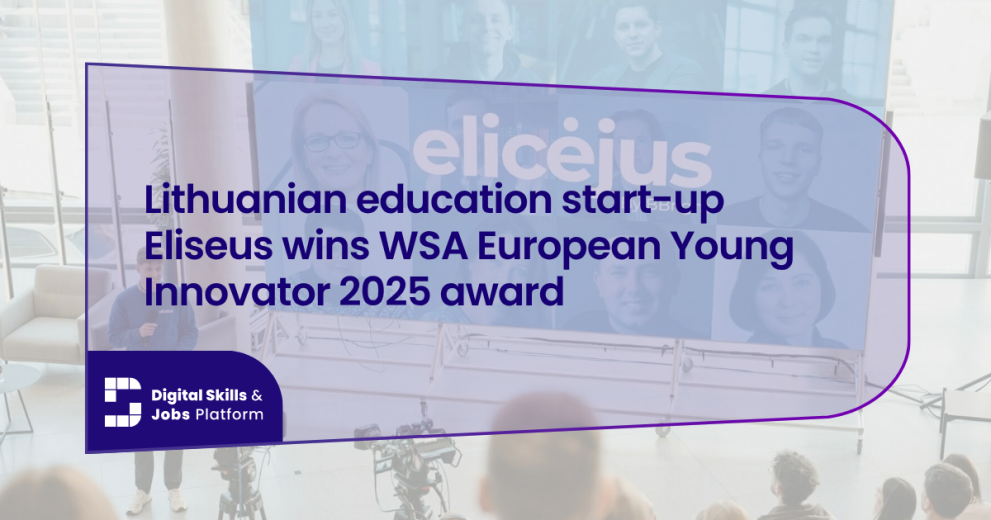 Lietuvos švietimo startuolis „Elicėjus“ laimėjo „WSA European Young Innovator 2025“ apdovanojimą
