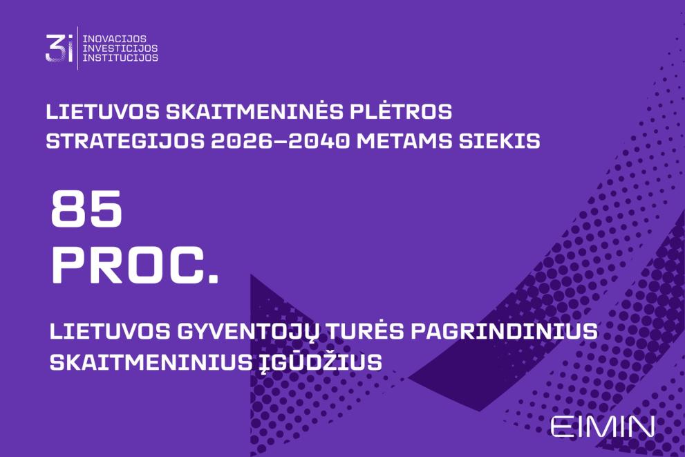 Parengta nauja Lietuvos skaitmeninės plėtros strategija