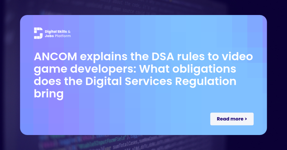 ANCOM explică regulile DSA dezvoltatorilor de jocuri video: Ce obligații aduce Regulamentul Serviciilor Digitale