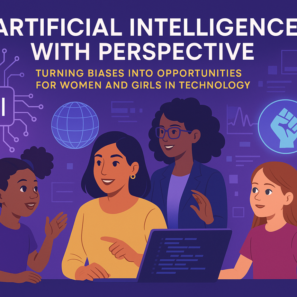 Artificial intelligence with perspective: transforming biases into opportunities for women and girls in technology