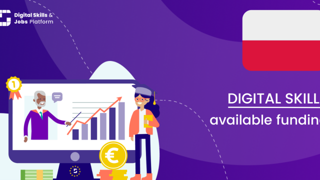 Visual for the Digital Skills Overview - Available funding in Poland 