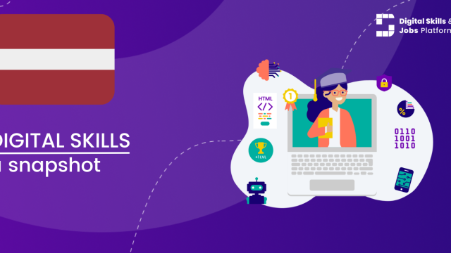 Visual for A snapshot of Digital Skills in Latvia