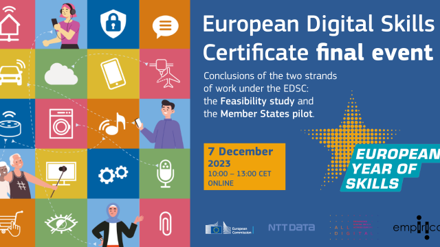 European Digital Skills Certificate Final event image