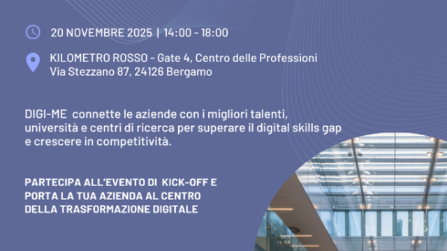 DIGI-ME Ecosystem: Innovazione digitale per le imprese del futuro