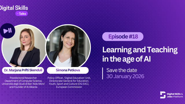 Digital Skills Talks 18th episode ''Learning and Teaching in the age of AI'' 