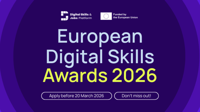 Shine bright, be digital, go further: launch of the 2026 European Digital Skills Awards