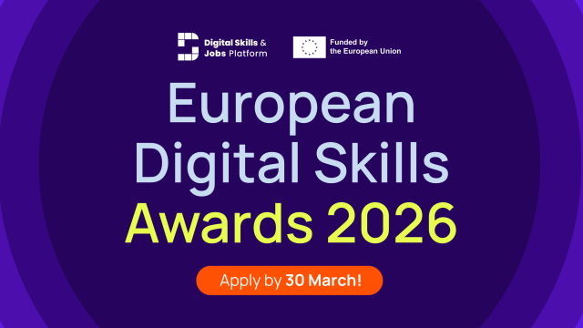 Shine bright, be digital, go further: launch of the 2026 European Digital Skills Awards