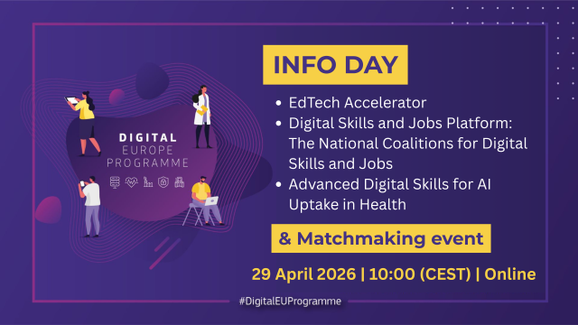 DIGITAL Europe Programme 10th Call for Advanced Digital Skills Info Day and Matchmaking Event